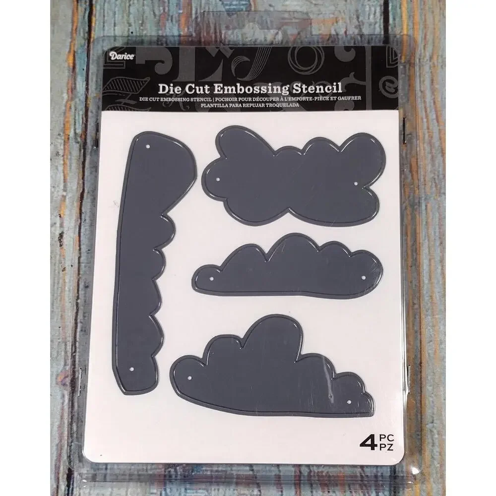 Darice Die Cut Embossing Stencil Set -‎ 4 Pieces